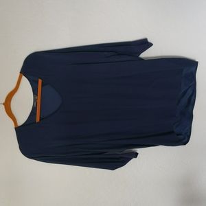 Vince Blue Silk Top (size small)